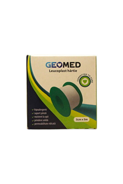 GEOMED Geomed, Leukoplast, Hârtie, 5 cm x 5 m