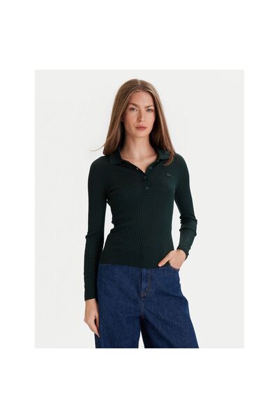 Lacoste Pulover de damă AF4006 Verde