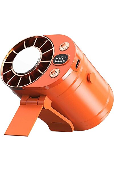 MK Portable Rechargeable Waist Worn Neck Fan Personal Cooling Fan for Outdoor...