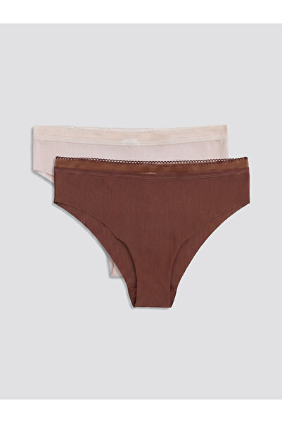 LC Waikiki Peak New Season Laser Cut Brazilian Panties 2-Pack