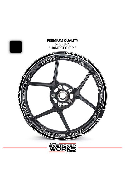 ARONA Yamaha mt-25 wheel rim sticker and interior text printed decal sticker ...