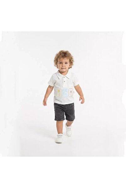 Generic Brand 1/5 Age Full Muslin Fabric Shirt Shorts Kids Set