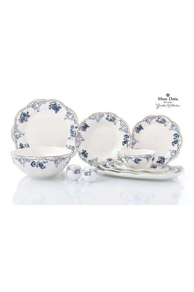 Onedekor 58 Parça 12 Kişilik Garden Collection Modra Porselen Yemek Takımı