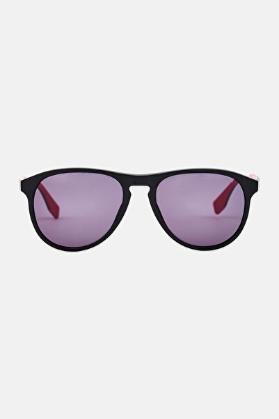 FILA Men SFI015 0703 Round Sunglasses, Black