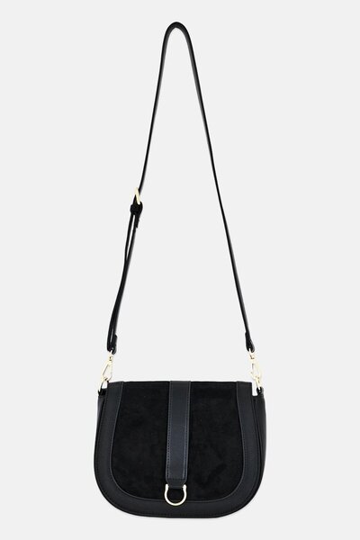 DeeZee Women Brand Logo Cross Body Bag, Black