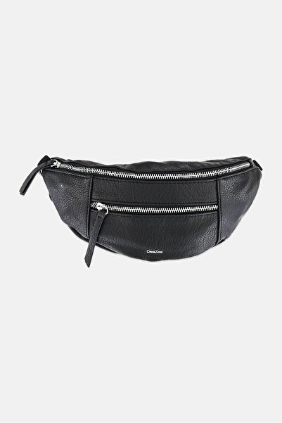 DeeZee Women Brand Logo Fanny Pack, Black