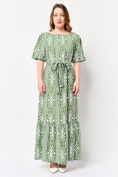 JASON WU Women Allover Print Midi Dress, Multicolor
