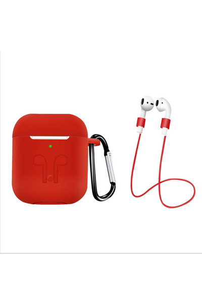 Beseder Set 6 accesorii AirPods, Husă Silicon, Carcasă cu Fermoar, Snur, Huse...