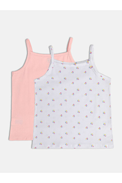 MINI KLUB By Styli Pack Of 2 - Girls Cotton Camisole