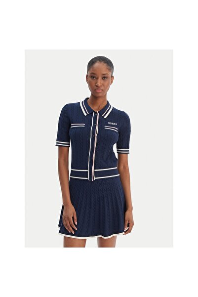Guess Pulover de damă V6RR02Z4652 Bleumarin