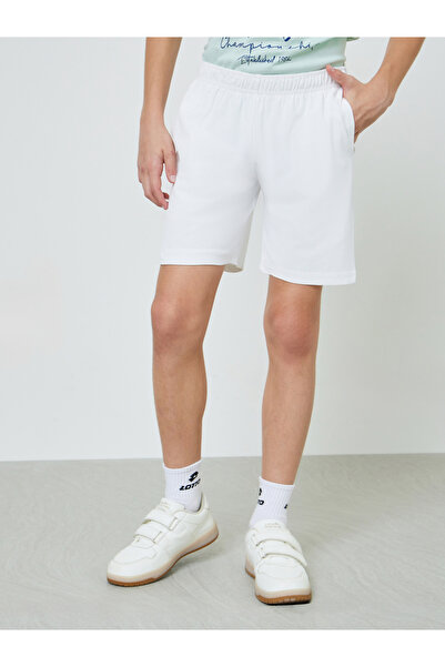 Styli Teens Cotton Sports Jersey Shorts With Side Pocket