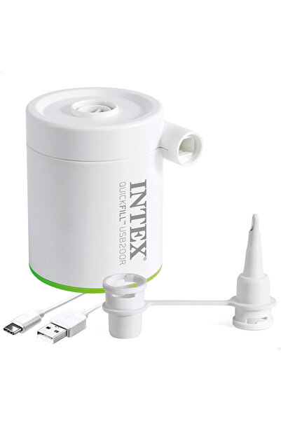 Intex Pompă electrică QuickFill USB200R 66637, baterie reîncărcabilă, umflare...