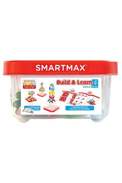 Smart Joc magnetic, Max, Construieste si invata, 100 piese