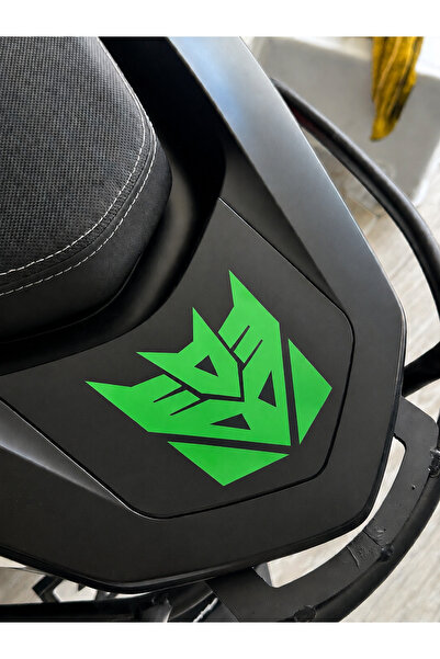 Mavera Stickers Decepticon Logo Sticker Label (10X10 cm) for Motor-Car-Helmet...