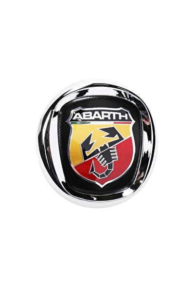 KOTO Abarth Logo Bravo Front Grille Emblem with Chrome Frame 100mm Original