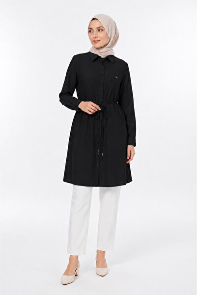 Zühre Tie-Detail Tunic Black 1675