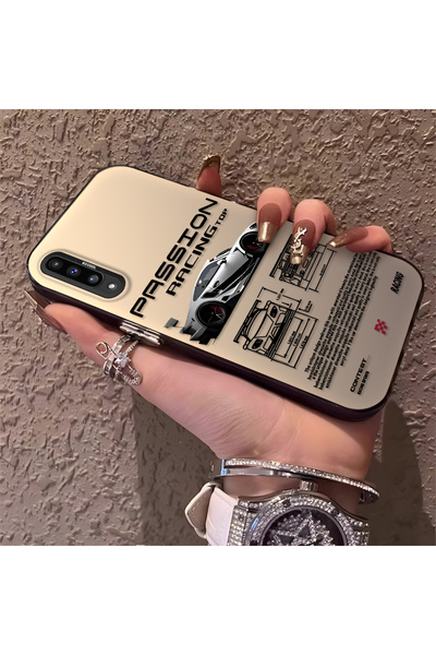 PATTERNOVA Samsung Galaxy A50/A50S/A30S Uyumlu Minimalist spor araba kılıf, e...