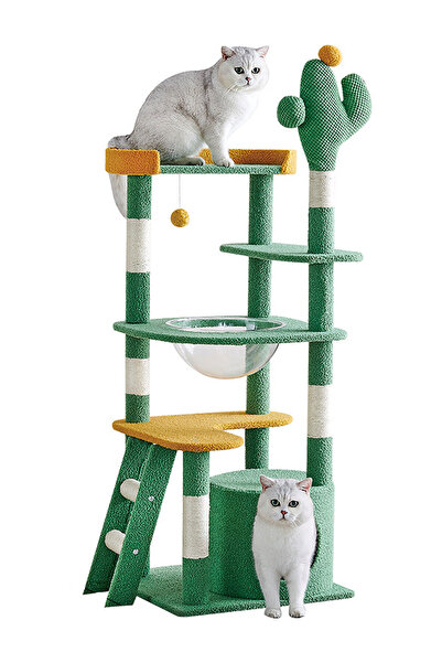 Ma Baby Multifunctional Cat Climbing Frame Four Seasons Universal Cat Tree Ov...