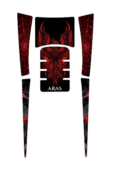 ARAS REKLAM VE MOTO AKSESUAR Rks Grace 202 160 cc 2022 Uyumlu Tank Pad Set