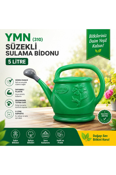 YMN Plastic Watering Can Garden Plant Orchard Watering Can Water Canister Flo...