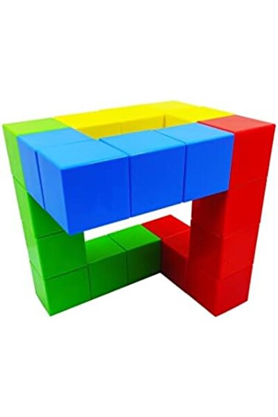 Yıldızan Magnetic Blocks Classic Colors - 24 Magnetic Cubes 931845