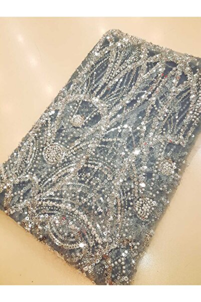Safir Kumaş Kesip Aplik yada Motif Çıkarmalık Top Sonu Dantel 55 cm