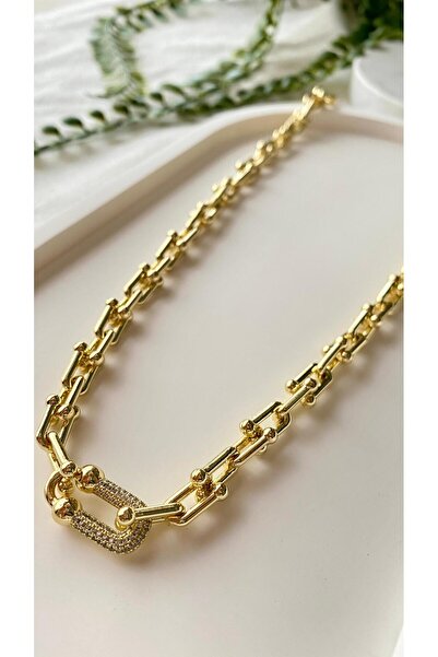 shesra VIP 14K Tiffaniy taşlı 50cm kolye