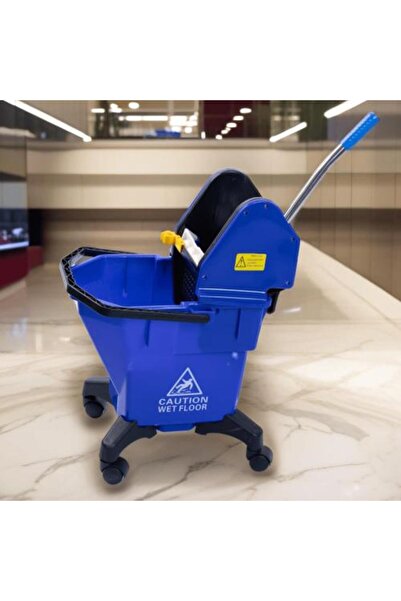 Florett 25L Cleaning Trolley with Bottom Pressing Squeegee - Floret