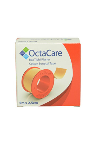 Octamed Banda Adeziva Suport Textil - OctaCare Cotton Surgical Tape, 2.5 cm x...