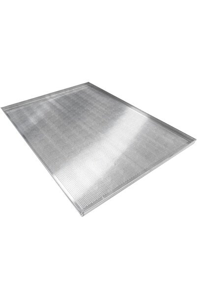 OEM Tavă de copt din aluminiu, perforată Ø3mm, 800x600x23mm, 4 margini drepte...