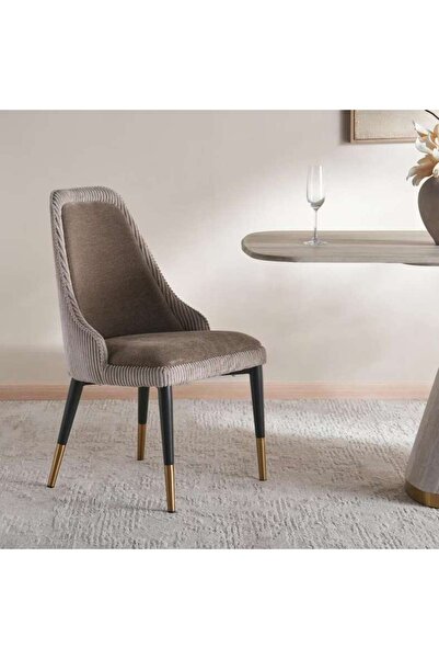 PAN HOME VIENNA DINING CHAIR - BEIGE