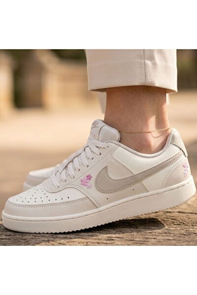Nike Kadın Spor Ayakkabı Court Vision Low Sneaker Spor Ayakkabı Günlük Ayakkabı
