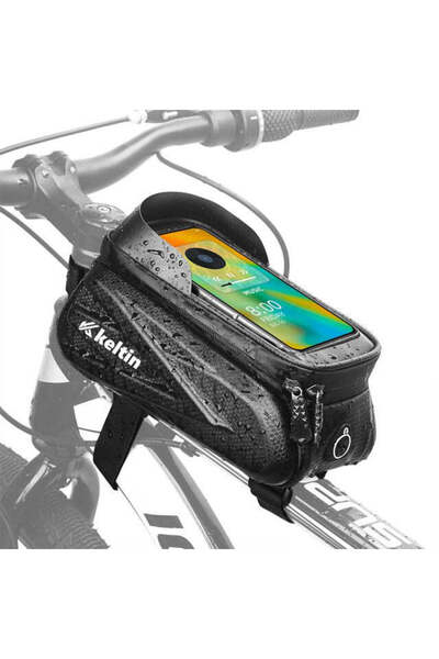 Keltin Geantă de bicicletă impermeabilă cu suport pentru telefon, K02324