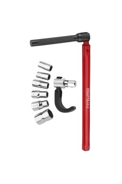 Kraft&dele Set de chei pentru montajul bateriilor, 8 piese, 6 capete, 8-16 mm...