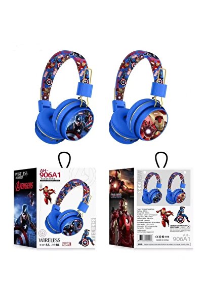 The Avengers Marvel Wireless Headphones for Kids with Captain America and Iro...