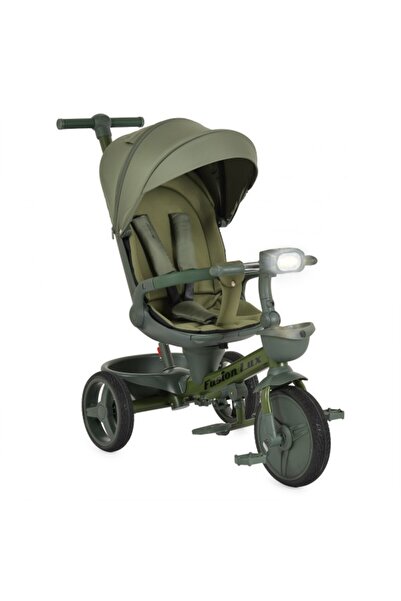 byox Tricicletă Fusion Lux Green, Scaun Rotativ 360°, Control Parental, 5 Lun...