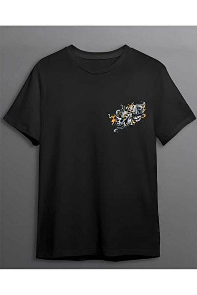 bellanova Unisex πολύχρωμο μπλουζάκι με στάμπα Oversize Streetwear Άνετη εφαρ...
