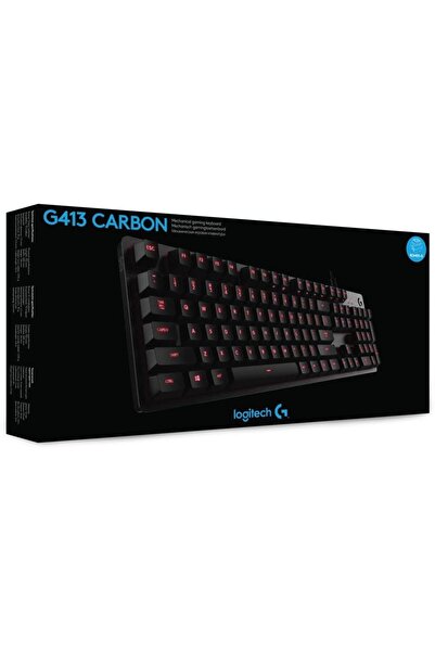 Logi Logitech G413 Mechanical Gaming Keyboard, Backlit Keys, Romer-G Tactile ...