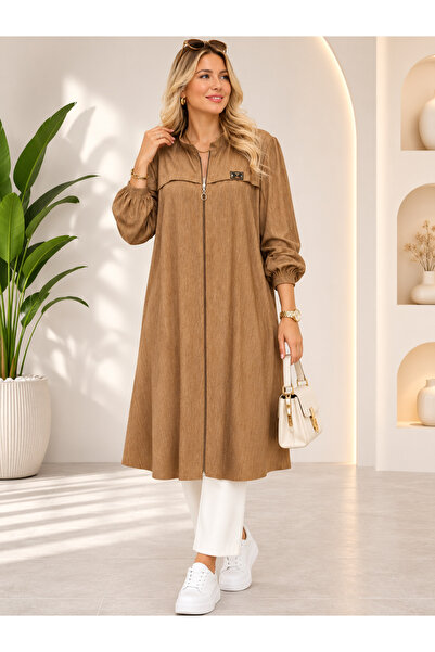 Moda Kazanç Mevsimlik fermuarlı tunik