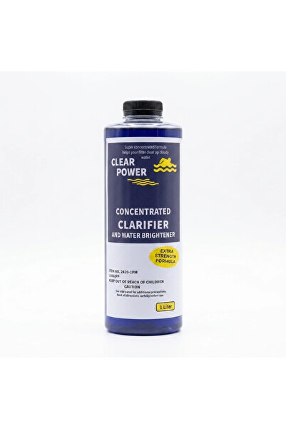 POOL Clear Power Clarifier Pool Center Pool Water Filter - 1 Liter |   Quickl...