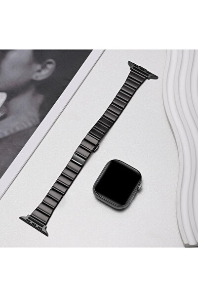 choice2 38mm 40mm 41mm Black Women Slim Stainless Steel Band For Watch Strap ...