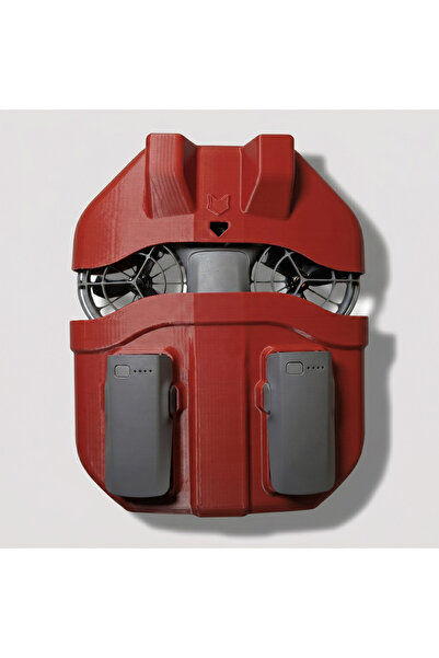 Choice3 VTX red Portable Storage Case for DJI Neo2 Drone Holds 2 Batteries Ha...