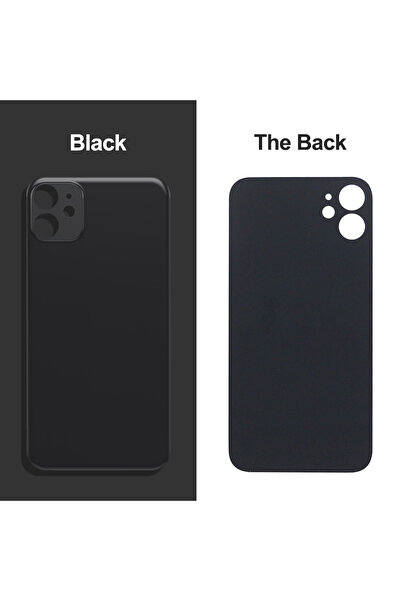 Choice Black For iPhone 11 Back Cover Battery Door Rear Housing Panel Replace...