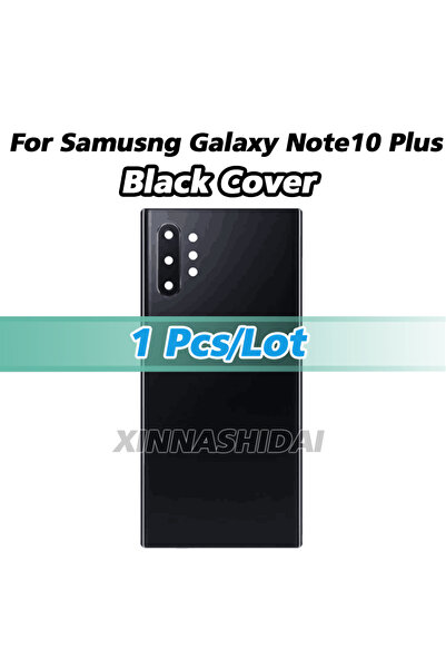 Choice4 1 قطعة غطاء أسود لهاتف نوت 10 بلس N970F N975F غطاء خلفي للبطارية لوحة...