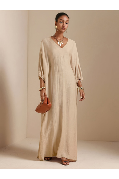 Take Two By Styli Women'S Solid Color Loose Dress