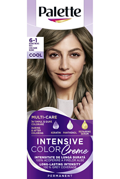 Palette Cremă de colorare intensivă 6-1, Blond închis rece, 110 ml