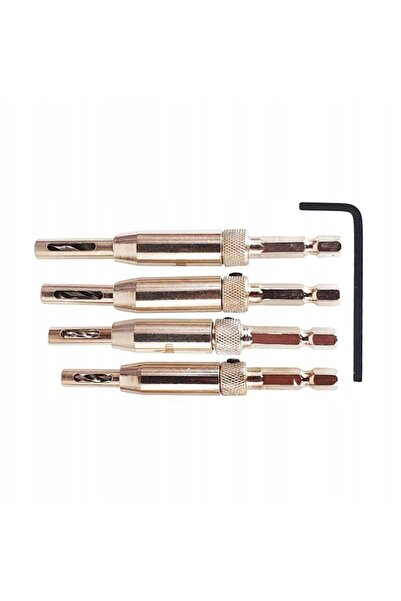 Kraft&dele Burghie auto-centrante pentru lemn, imbus, 2-4,5mm, 4 bucăți