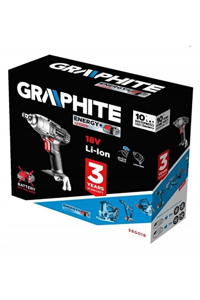 graphite Cheie de impact cu acumulator și funcție de înșurubare 18V Li-Ion 18...