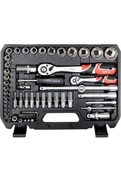 yato Set de scule cu chei tubulare cu clichet YT-38784