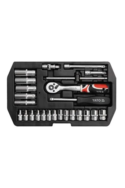yato SET DE SCULE 1/4 25 PIESE CHEI IMPECABILE